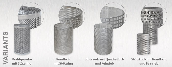 Hersteller von Ersatzsieben / Ersatzfiltern für schrägsitz Y-Schmutzfänger aus Edelstahl